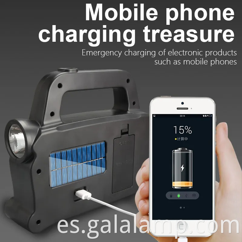 Reflector de búsqueda de mazorca portátil para situaciones de emergencia y trabajo